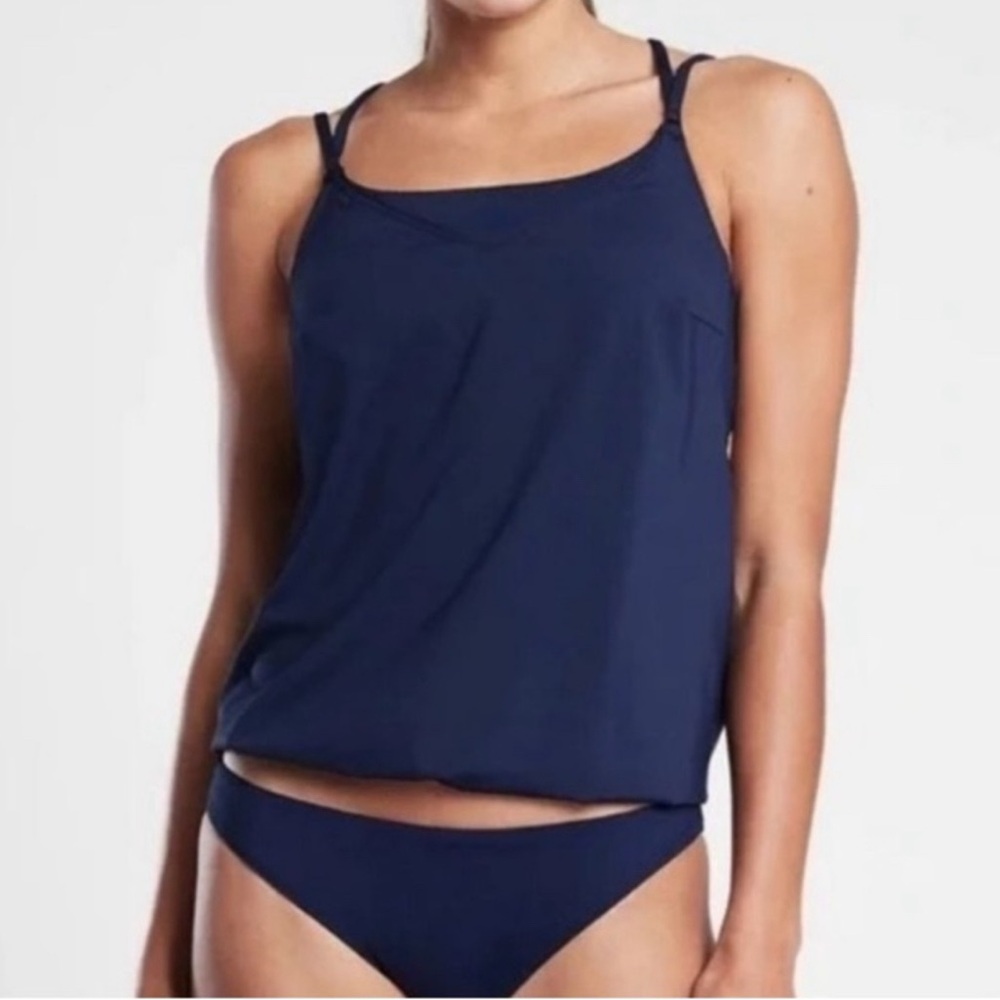 Athleta Seascape Blousy Tankini Top
